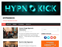 Tablet Screenshot of hypnokick.com